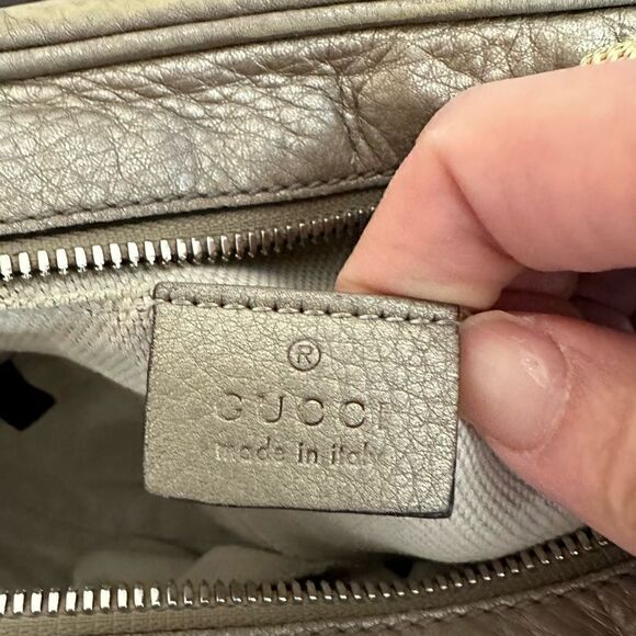 Gucci soho golden leather cross body bag - Picture 8 of 16